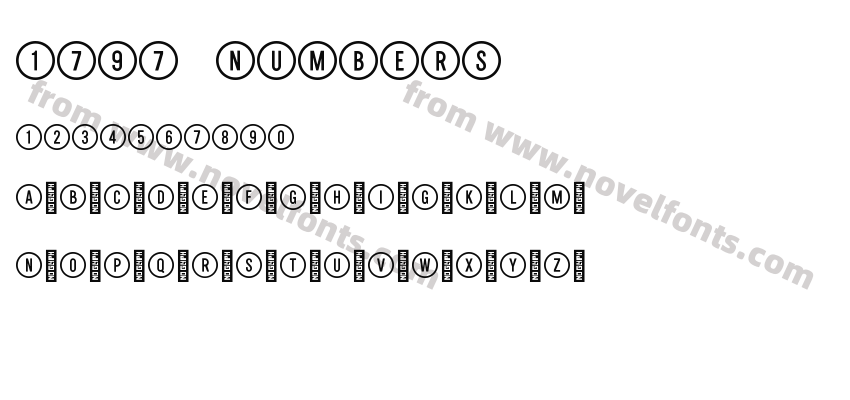 1797 NUMBERSPreview
