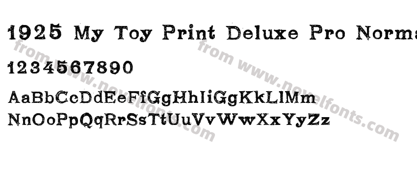 1925 My Toy Print Deluxe Pro NormalPreview