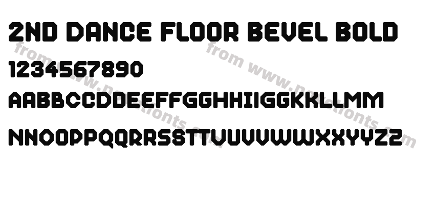 2nd Dance Floor Bevel BoldPreview