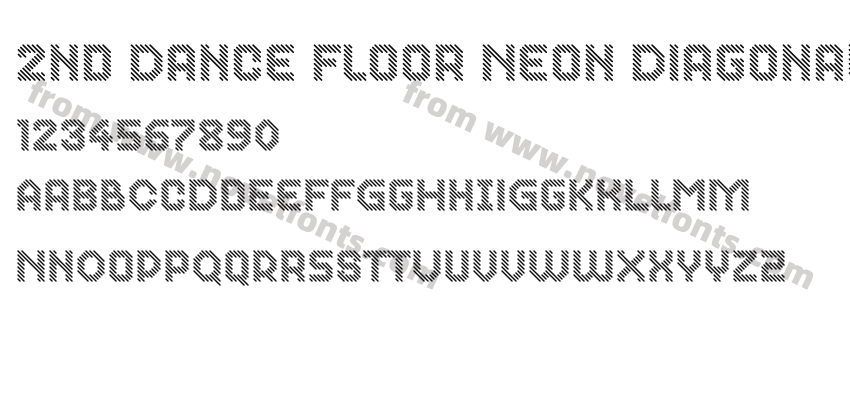 2nd Dance Floor Neon DiagonalPreview