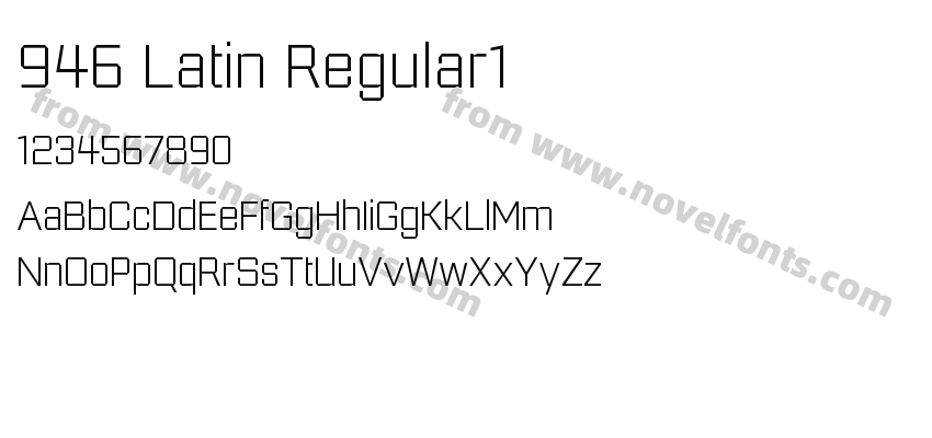 946 Latin Regular1Preview