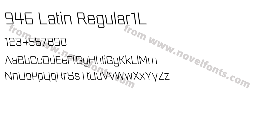 946 Latin Regular1LPreview