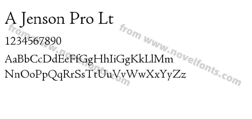 A Jenson Pro LtPreview