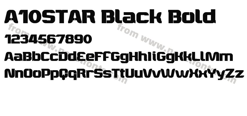 A10STAR Black BoldPreview