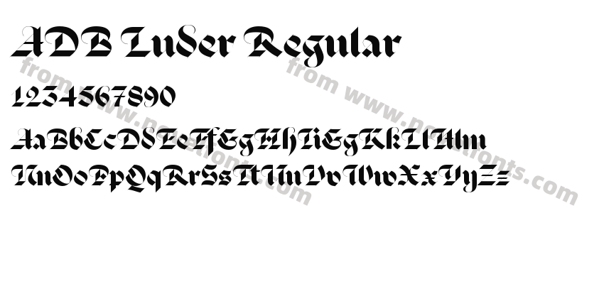 ADB Luder RegularPreview