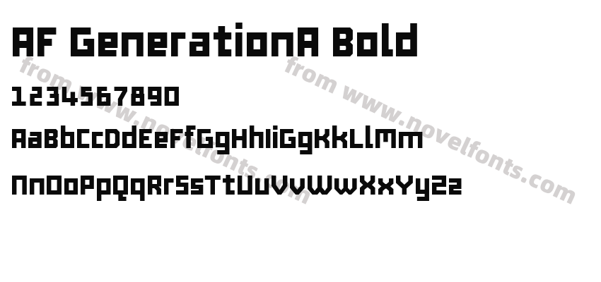 AF GenerationA BoldPreview