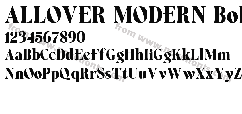 ALLOVER MODERN BoldPreview
