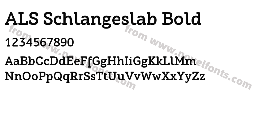 ALS Schlangeslab BoldPreview