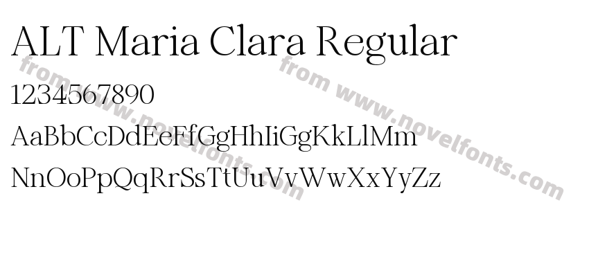 ALT Maria Clara RegularPreview