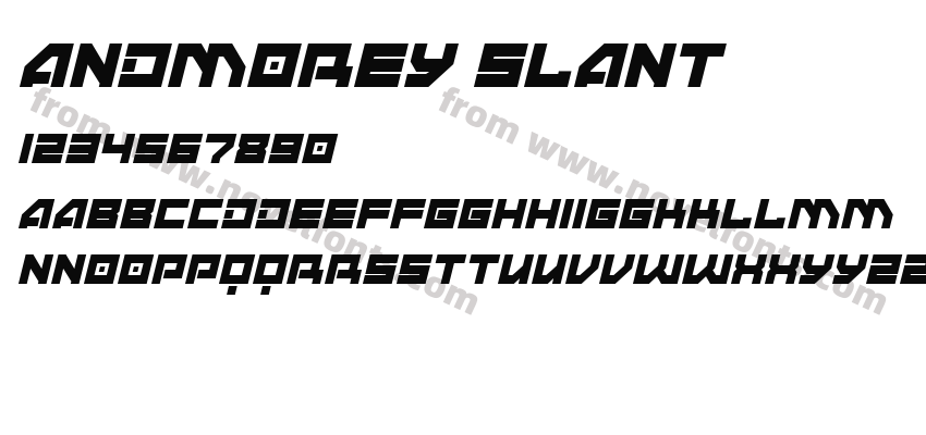 ANDMOREY SlantPreview