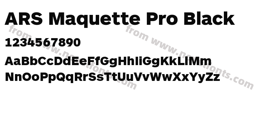 ARS Maquette Pro BlackPreview