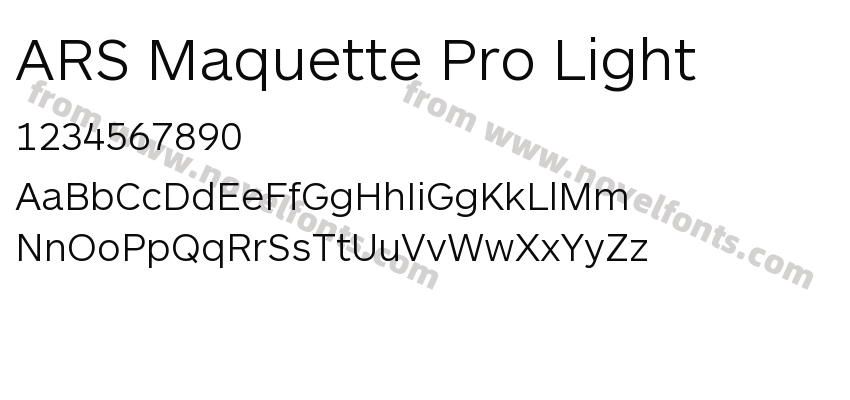 ARS Maquette Pro LightPreview