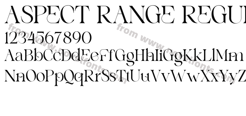 ASPECT RANGE REGULARPreview