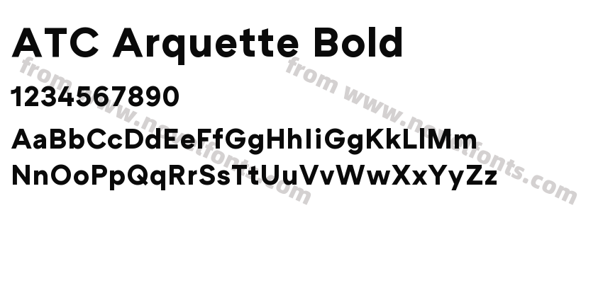 ATC Arquette BoldPreview