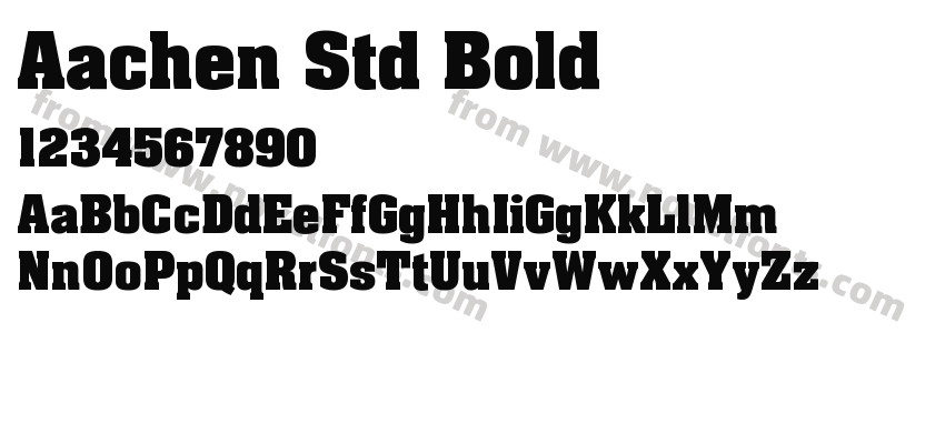Aachen Std BoldPreview