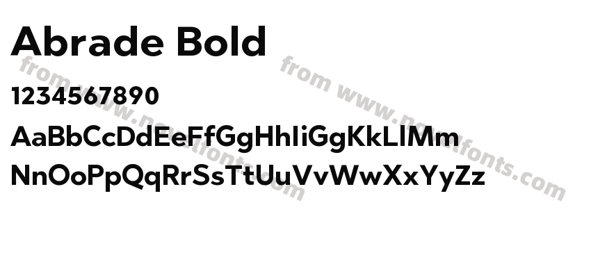 Abrade BoldPreview