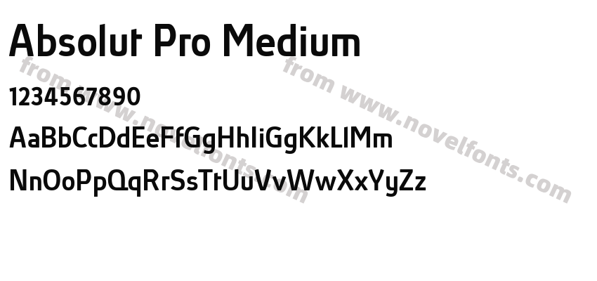 Absolut Pro MediumPreview