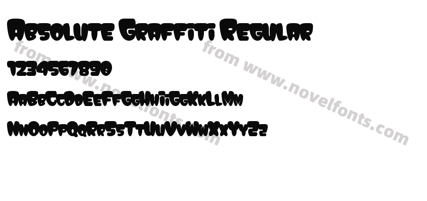 Absolute Graffiti RegularPreview