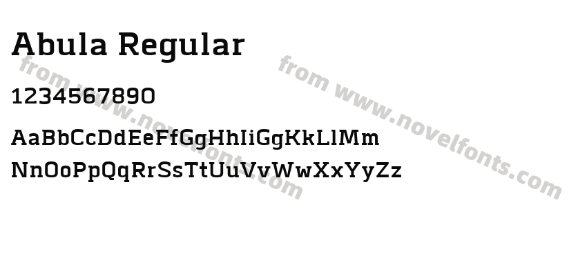 Abula RegularPreview