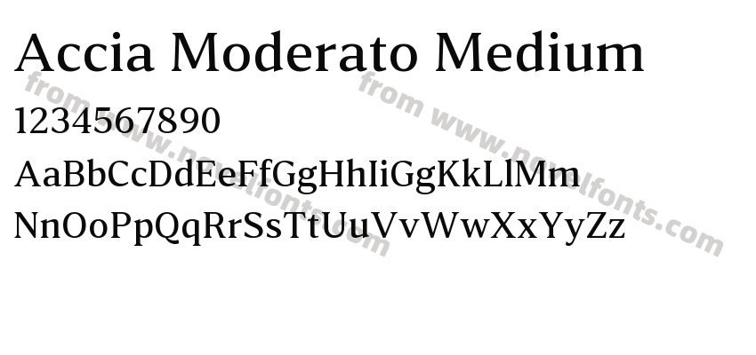 Accia Moderato MediumPreview