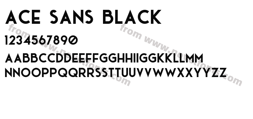 Ace Sans BlackPreview