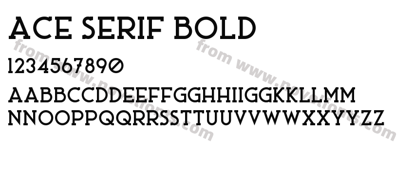 Ace Serif BoldPreview