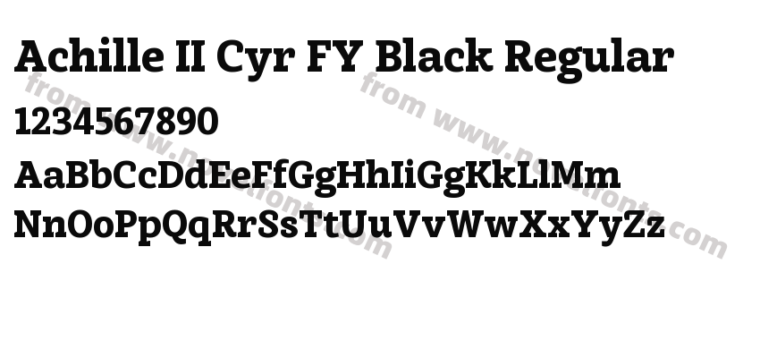 Achille II Cyr FY Black RegularPreview