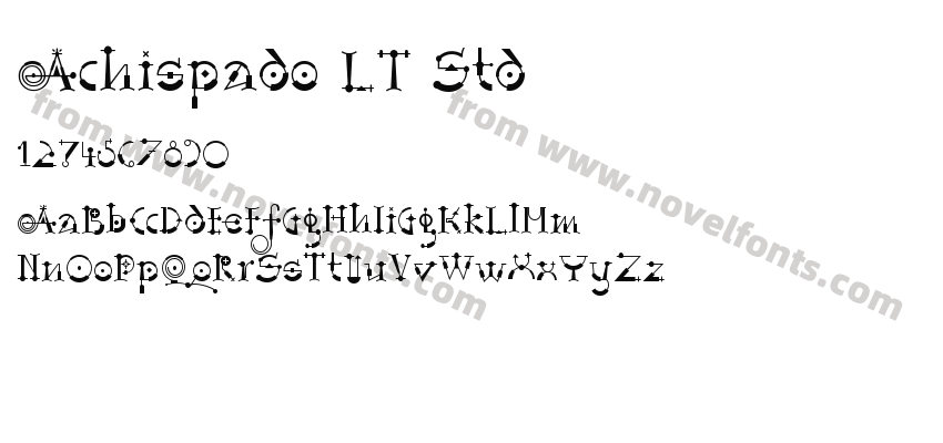 Achispado LT StdPreview