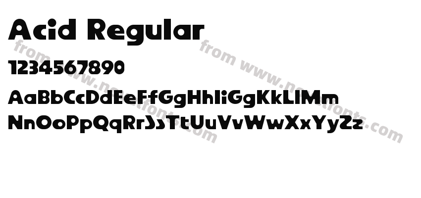 Acid RegularPreview