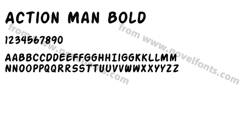 Action Man BoldPreview