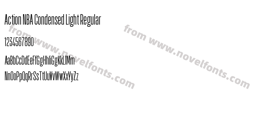 Action NBA Condensed Light RegularPreview