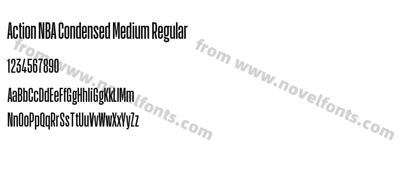 Action NBA Condensed Medium RegularPreview