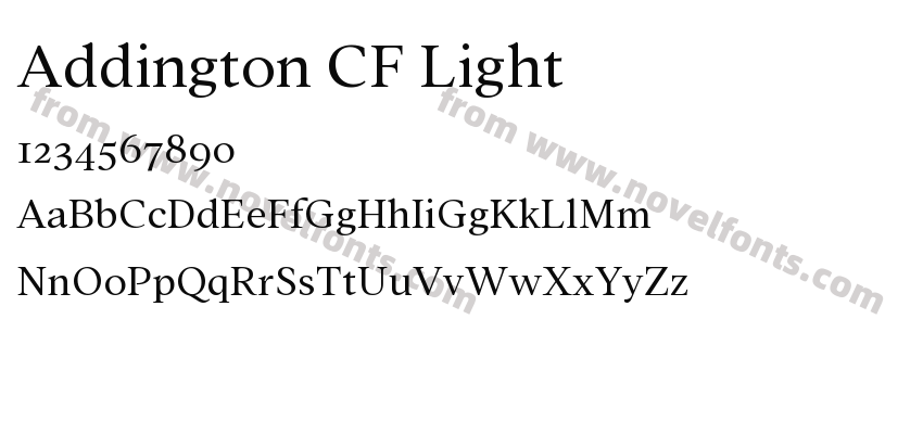 Addington CF LightPreview