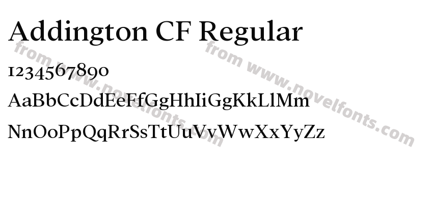 Addington CF RegularPreview