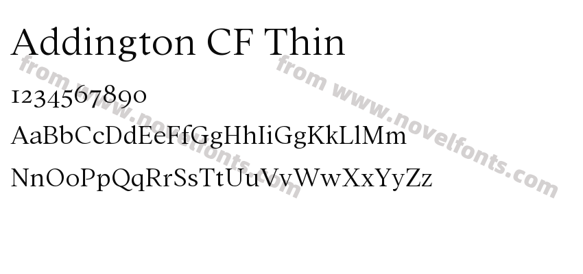 Addington CF ThinPreview