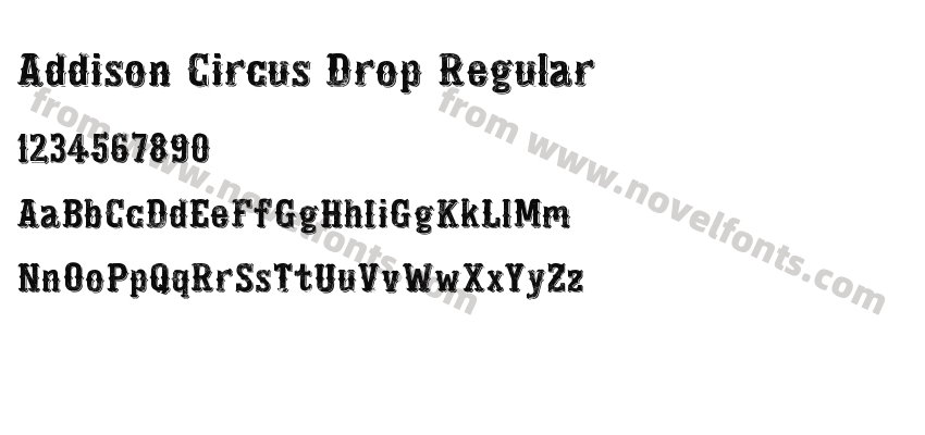 Addison Circus Drop RegularPreview