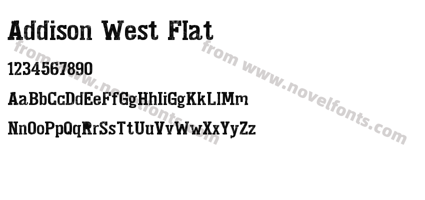Addison West FlatPreview