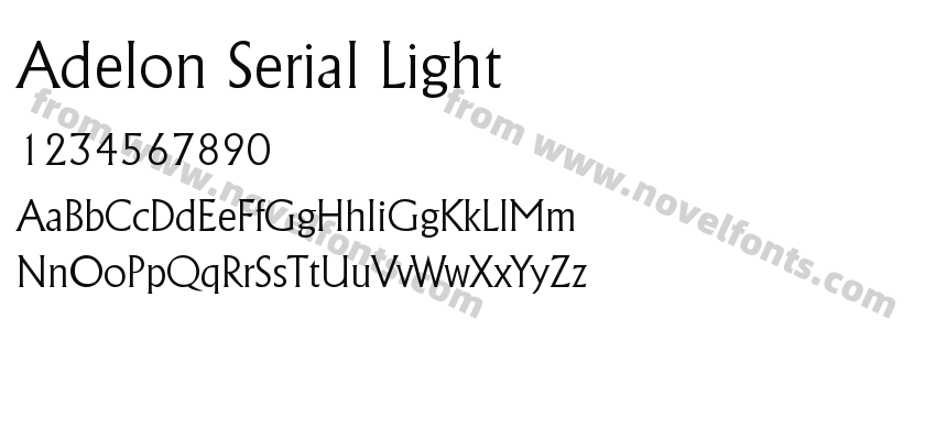 Adelon Serial LightPreview