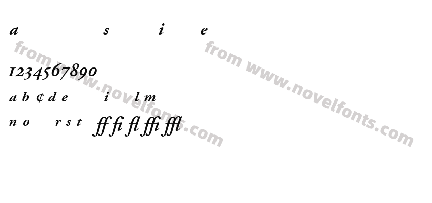 Adobe Garamond Semibold Italic ExpertPreview