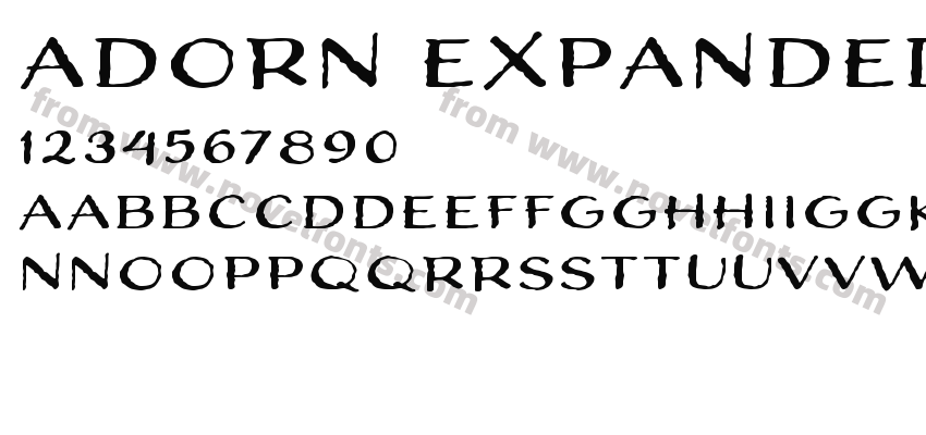 Adorn Expanded SansPreview