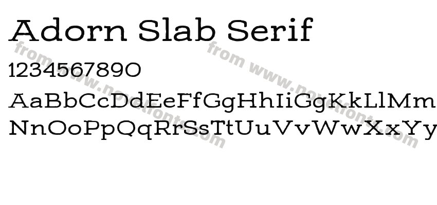 Adorn Slab SerifPreview