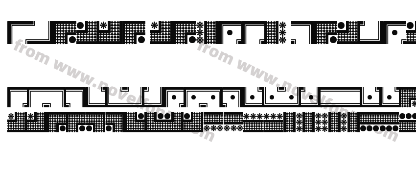 Adorno Noveau Borders RegularPreview