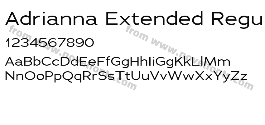 Adrianna Extended RegularPreview