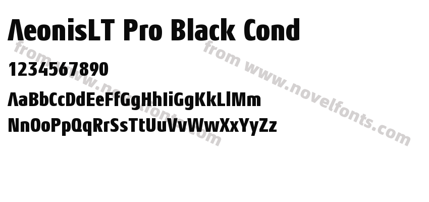 AeonisLT Pro Black CondPreview
