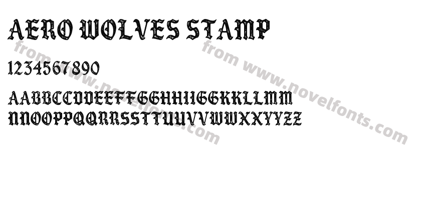 Aero Wolves StampPreview