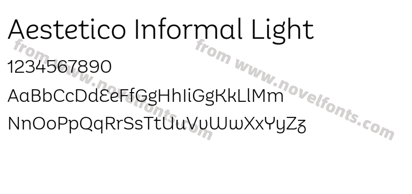 Aestetico Informal LightPreview