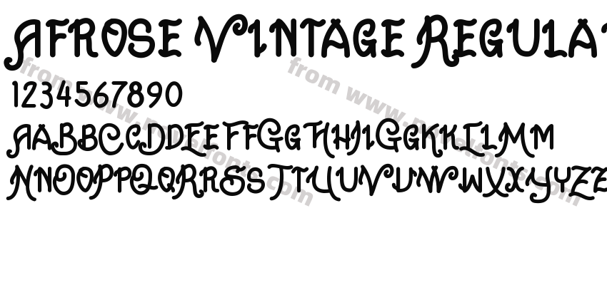 Afrose Vintage RegularPreview