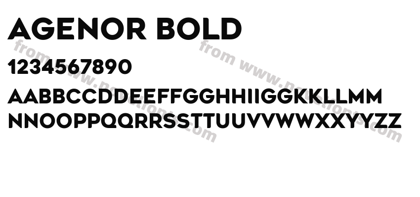 Agenor BoldPreview