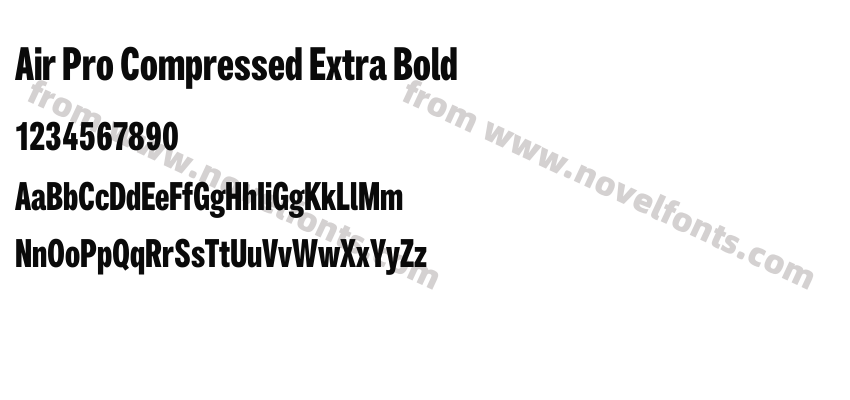 Air Pro Compressed Extra BoldPreview