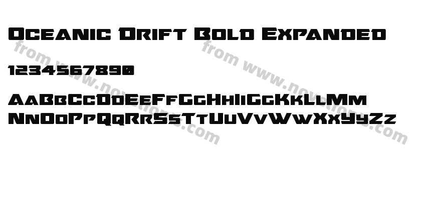 Oceanic Drift Bold ExpandedPreview